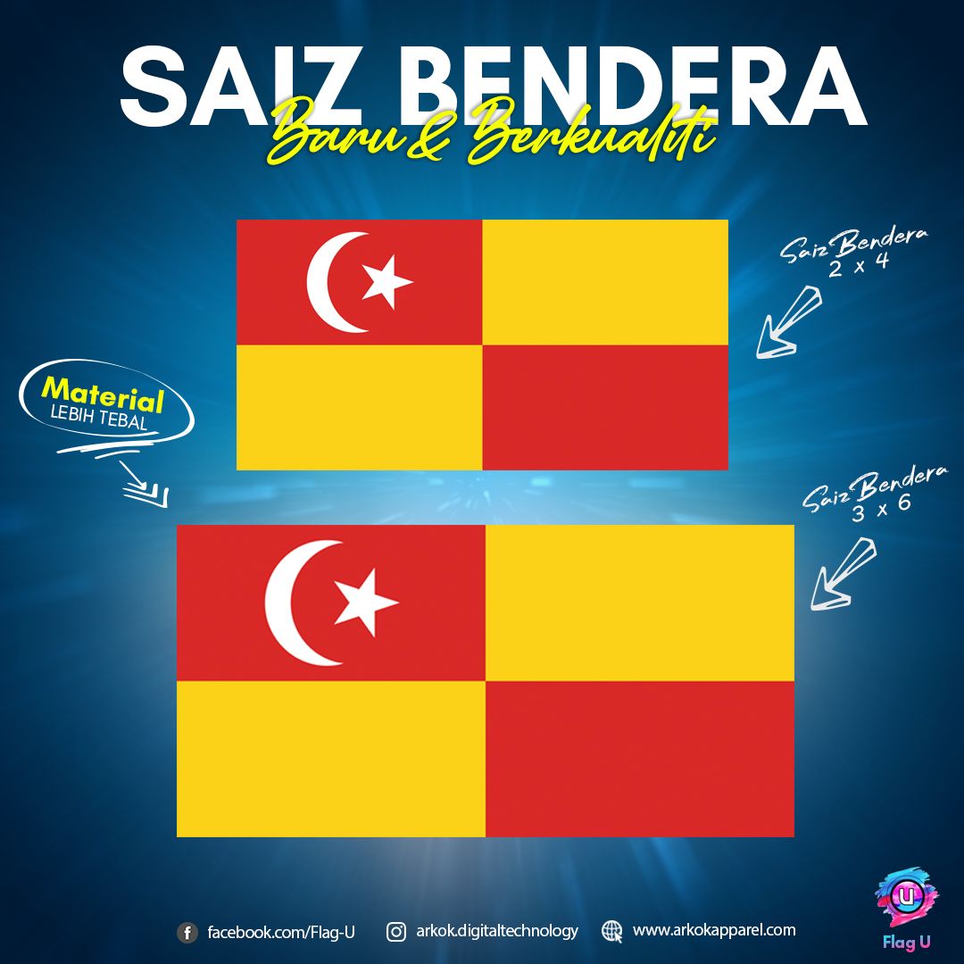 Bendera Selangor I Flag Of Selangor